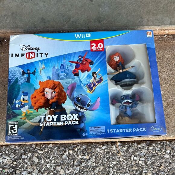Disney Infinity 2.0 Toy Box Starter Pack, Stitch And Merida - Picture 1 of 3